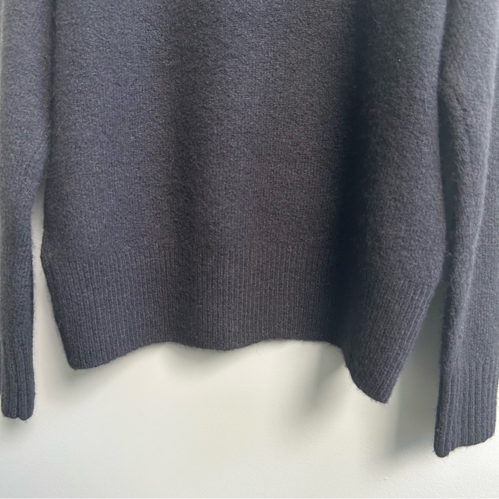 NWOT Madewell Dillon Mockneck Pullover Black Sweater Size XS - Picture 6 of 10